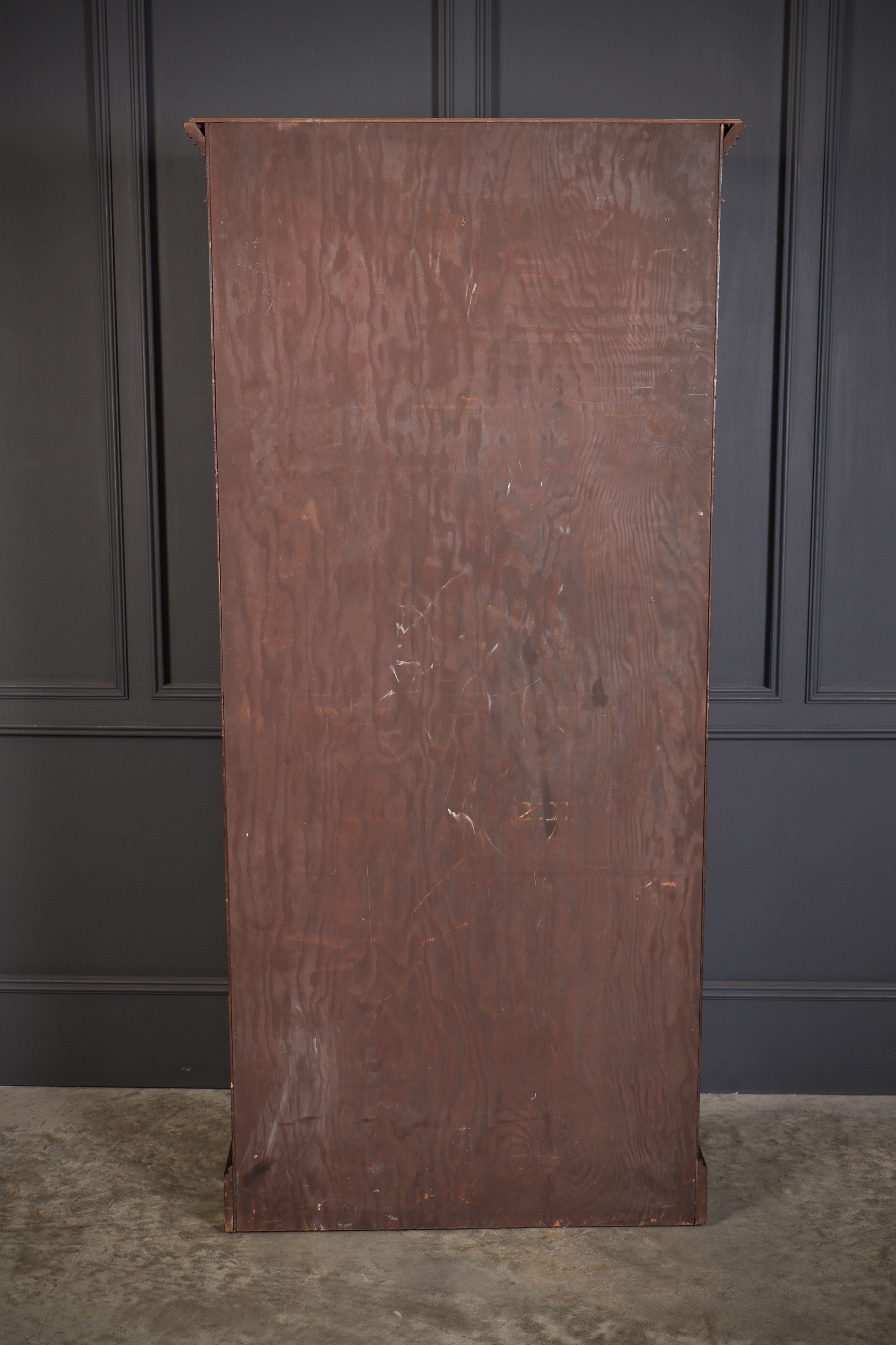 Small Mahogany Wardrobe antique wardrobes Antique Furniture 8